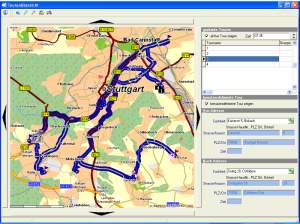 KFP:GeoMap - Kunden, Fahrten und Touren graphisch visualisieren